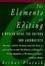 Cover of "The Elements of Editing"