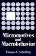 Cover of Micro Motives and Macro Behavior