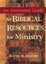 Cover of "An Annotated Guide to Biblical Resources for Ministry"