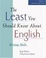 Cover of "The Least You Should Know About English"