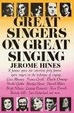 Cover of Great Singers on Great Singing