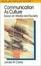 Cover of "Communication as Culture"