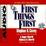 Cover of "First Things First"
