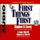 Cover of First Things First