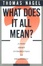 Cover of What Does It All Mean?