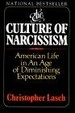 Cover of The Culture of Narcissism