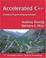 Cover of "Accelerated C++"
