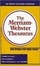 Cover of The Merriam Webster Thesaurus