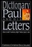Cover of "Dictionary of Paul and His Letters/a Compendium of Contemporary Biblical Scholarship"