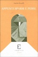 Cover of Appunti sparsi e persi (1966-1977)