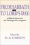 Cover of "From Sabbath to Lord's Day"