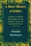 Cover of A Short History of Ethics