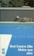 Cover of Moins que zéro