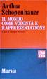 Cover of Il mondo come volontà e rappresentazione