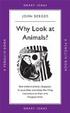 Cover of Why Look at Animals?