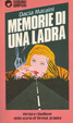 Cover of Memorie di una ladra
