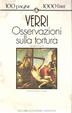 Cover of Osservazioni sulla tortura