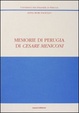 Cover of Memorie di Perugia