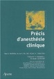 Cover of Précis d'anesthésie clinique