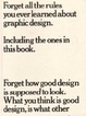 Cover of Forget All the Rules You Ever Learned About Graphic Design