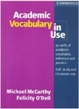Cover of Academic Vocabulary in Use