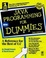 Cover of Java Programming for Dummies