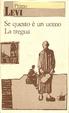 Cover of Se questo è un uomo - La tregua
