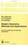 Cover of 'Modern Geometry. Methods and Applications'