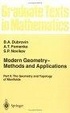 Cover of Modern Geometry. Methods and Applications