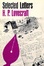 Cover of "Selected Letters 1934-1937"