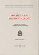 Cover of Vocabolario arabo-italiano