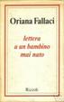 Cover of Lettera a un bambino mai nato