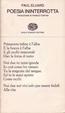 Cover of Poesia ininterrotta