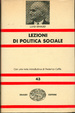 Cover of Lezioni di politica sociale