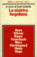 Cover of La sinistra hegeliana
