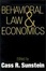 Cover of Behavioral Law and Economics