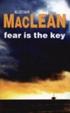 Cover of Fear Is the Key
