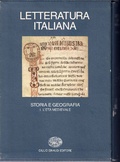 Cover of Letteratura italiana
