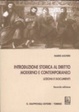 Cover of Introduzione storica al diritto moderno e contemporaneo