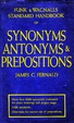 Cover of Funk and Wagnalls Standard Handbook of Synonyms, Antonyms, and Prepositions.
