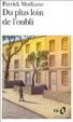 Cover of Du plus loin de l'oubli