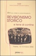 Cover of Revisionismo storico e terre di confine