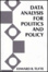 Cover of Data Analysis for Politics and Policy