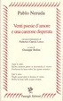 Cover of Venti poesie d'amore e una canzone disperata