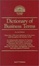 Cover of "Dictionary of Business Terms"
