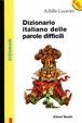 Cover of Dizionario italiano delle parole difficili