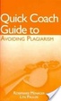 Cover of Quick Coach Guide to Avoiding Plagiarism