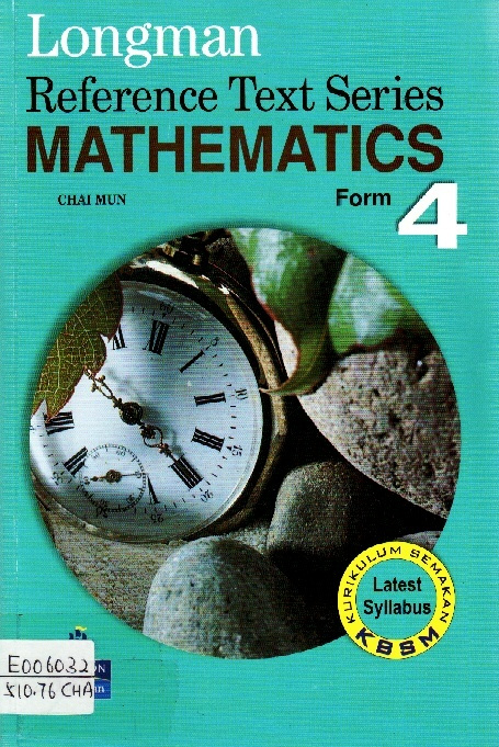 Image of Reference Text Series Mathematics Form 4