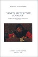Cover of Veneta auctoritate notarius