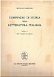 Cover of Compendio di storia della letteratura italiana